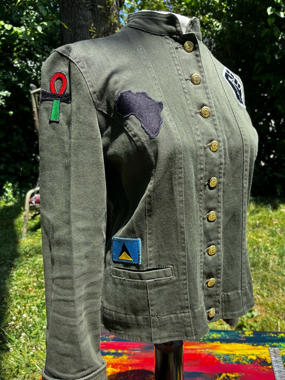Battle Jacket -Multicolor - Picture 2 of 16